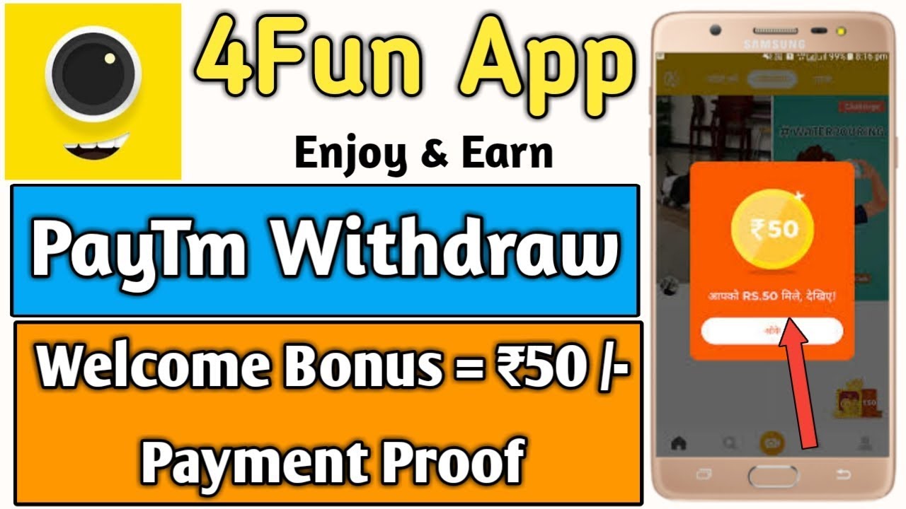 How to earn money by 4fun App | Earn money online | Free Paytm Cash | Technical MJ