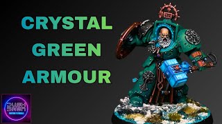 How to Paint Crystal Green Armour for Miniatures