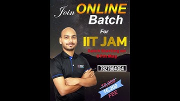 IIT JAM | Mathematics | Mathematical Statistics | Join Supremum Classes | Shashi Sir | 78276 04354