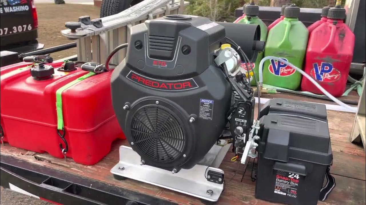 8gpm Predator pressure washer overview - YouTube