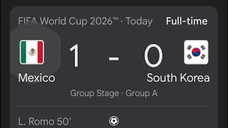 #mexico gets it's six points vs #southkorea #futbol #worldcup