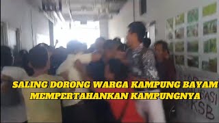 DETIK DETIK JERITAN WARGA KAMPUNG BAYAM DI SURUH PERGI DARI RUMAHNYA