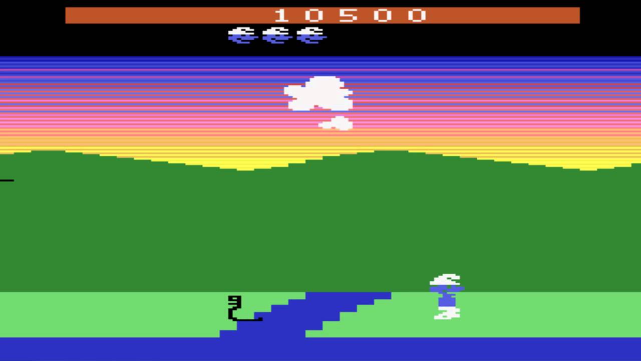 smurfs atari
