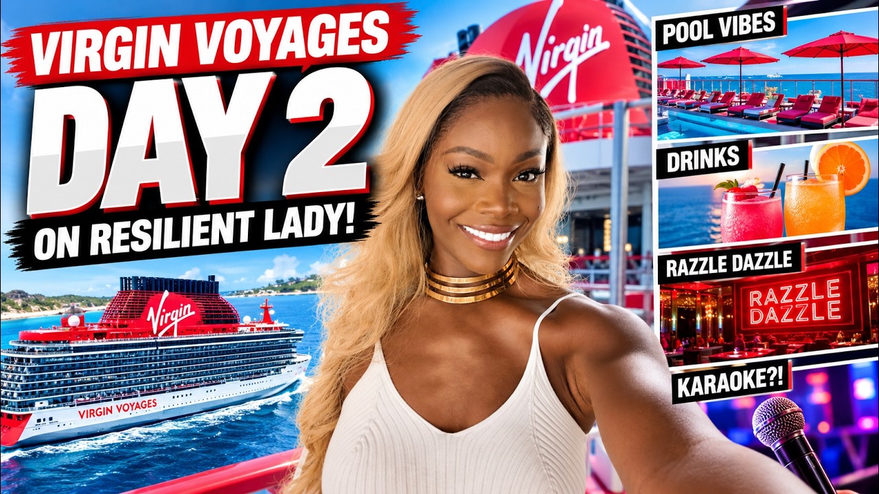 Virgin Voyages Day 2 Got WILD! 😂 Bingo, 71-Person Dinner & Karaoke 🎤🚢
