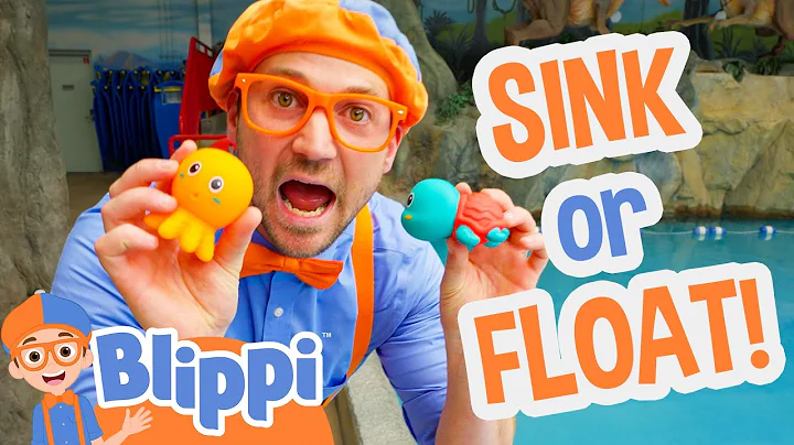 Blippi Plays Sink or Float in a Dinosaur Museum! | Blippi Full Episodes