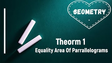 Equality Of Area Parallelogram ( corollary of theorem 1 ) - Prep 2 - Second Term