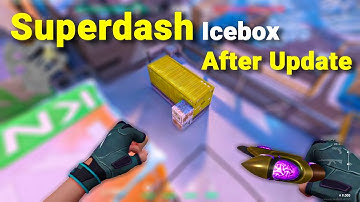 Jett New Superdash After Icebox Update Tutorial | Yellow Container Superdash #valorant