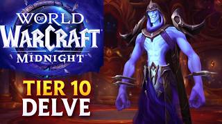 WoW Midnight Delve | Solo Parhelion Plaza Tier 10 | Lore &amp; Guide – Clear (Frost Mage POV)