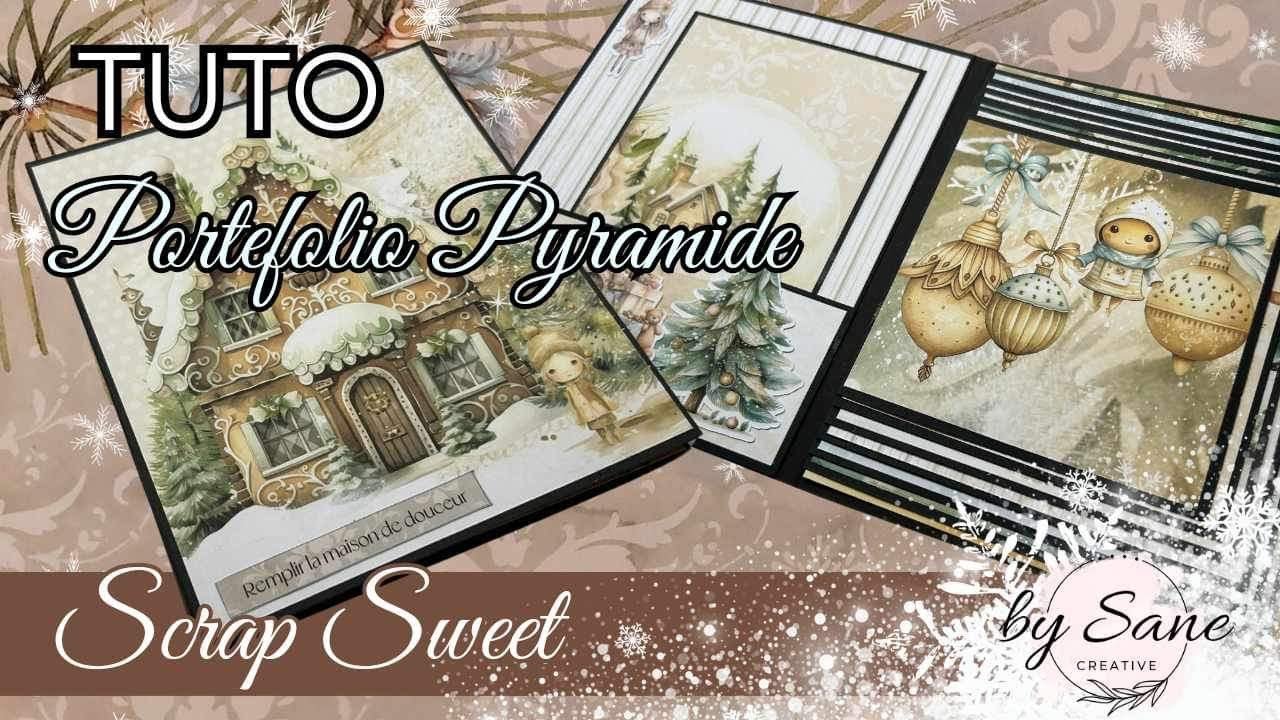 Tuto album pyramide FACILE noel/ papier by sane