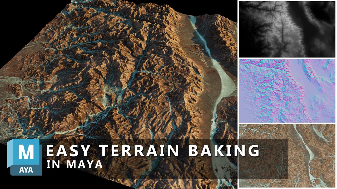 Easy Terrain - Baking Maps - YouTube
