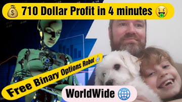 💰 710$ Profit in 4 minutes Using Free Binary Option Robot 🤖 🤑