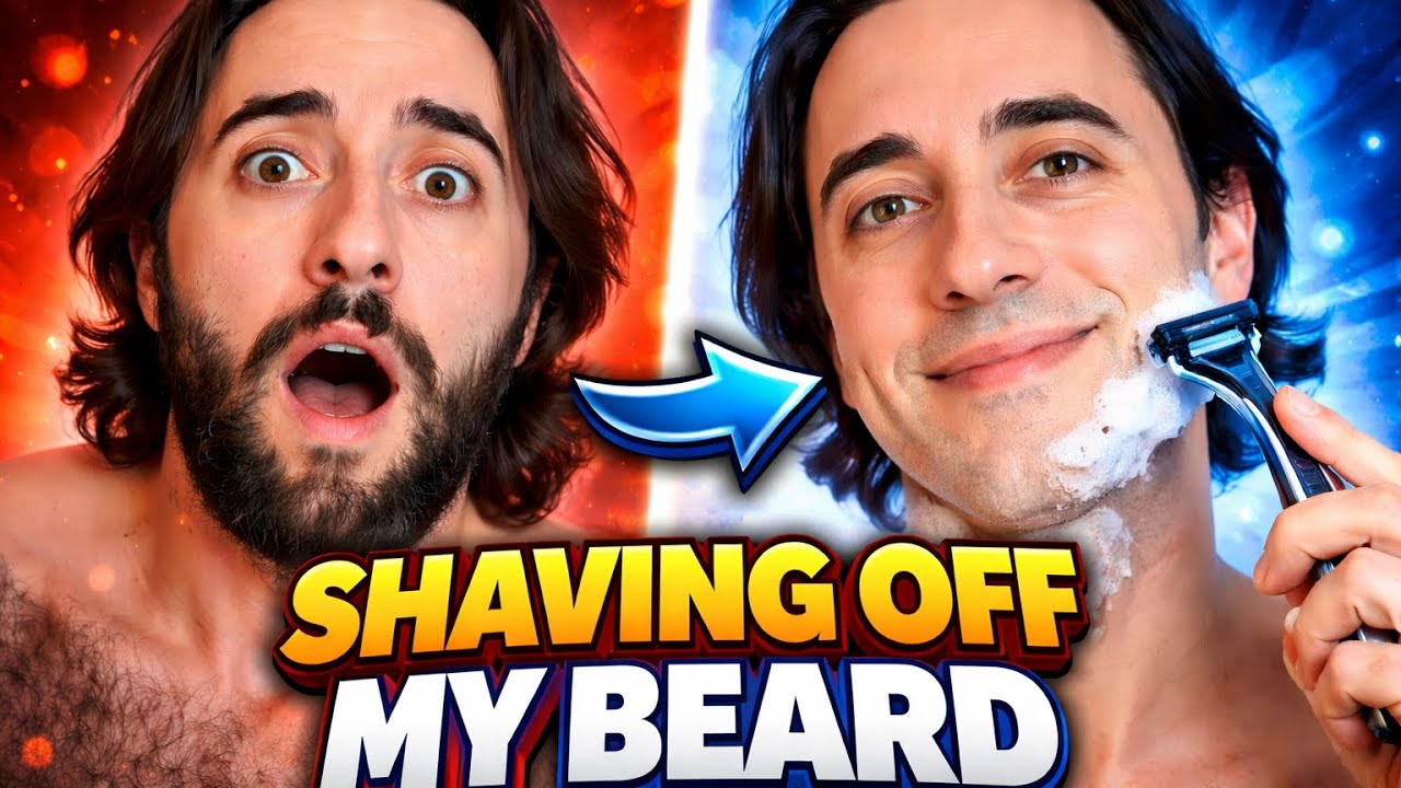 Shaving off my beard - YouTube
