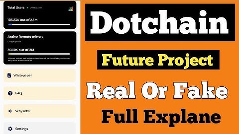 Dotchain Mining App mine dot & win Ace token Free