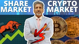 Share Market VS Crypto Market #sharemarket #crypto #cryptocurrency #forex