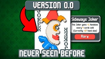 I Beat The Oldest Version Of Balatro