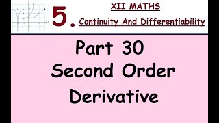 Famous Kerala State 12th math -Ch. 5 - Continuity & Differentiability -Part 30 - Second Order Derivative Wealth