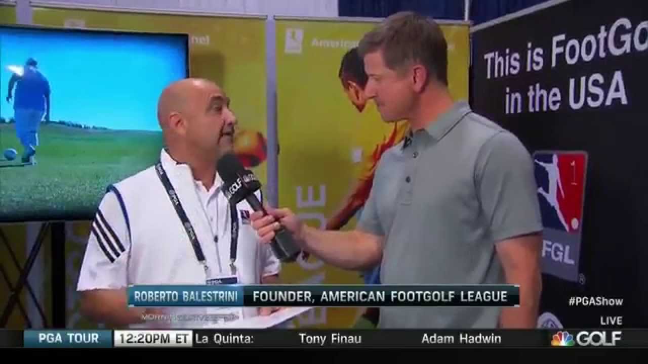 GOLF CHANNEL FootGolf at the PGA Merchandise Show 2015 YouTube