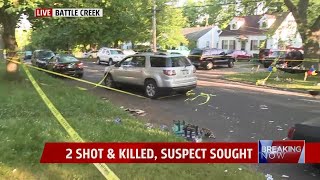 Double homicide scene in Battle Creek live 730am