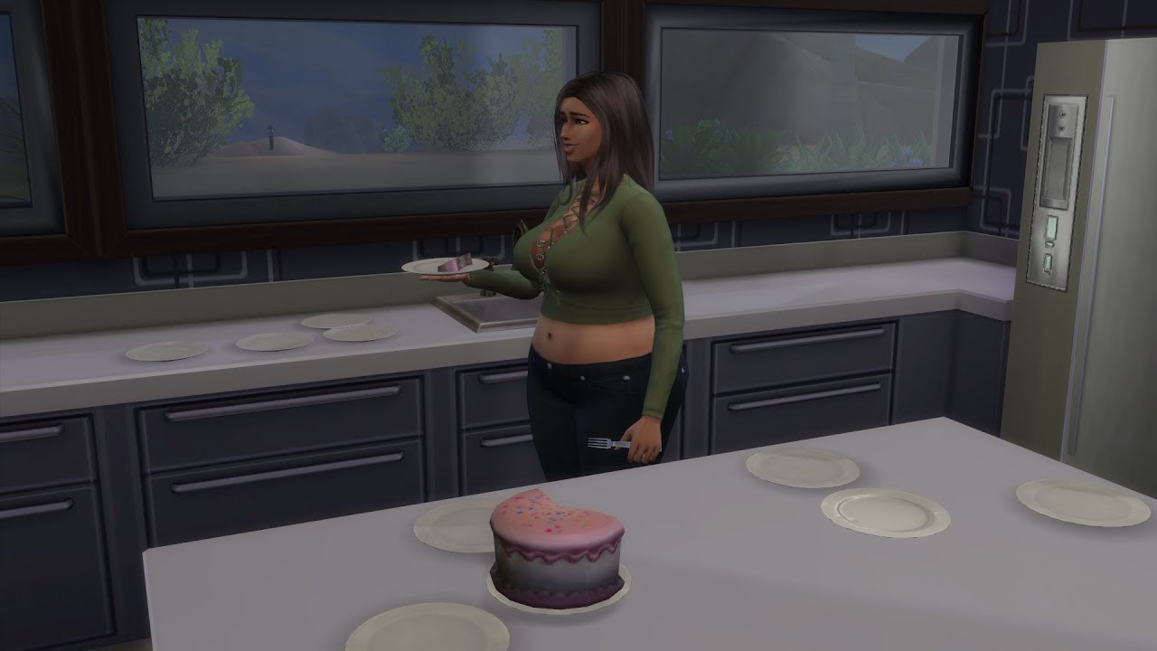 Weight gain in The Sims 4. weight gain, fat girl, fat, sims 4, ...