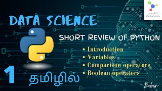 Data Science | Basics Of Python | தமிழில்... Python Tutorial for Beginners - [2020]