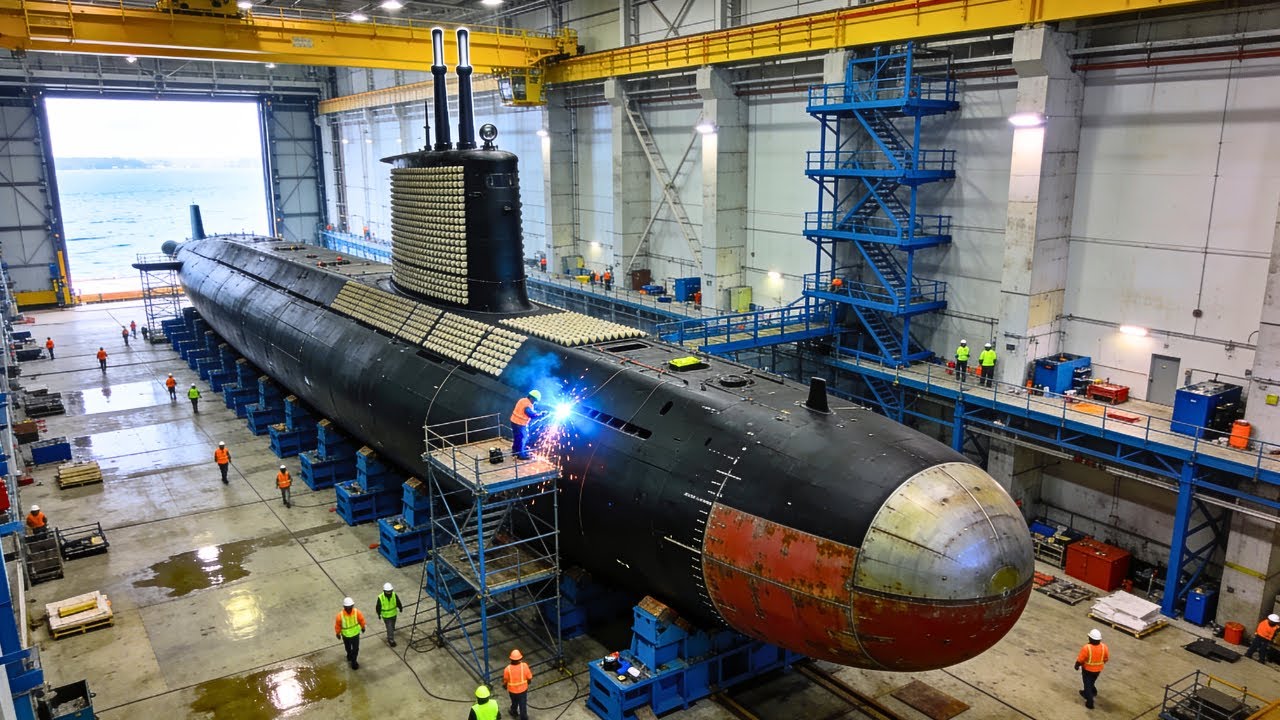 Inside the Virginia-Class Submarine Factory: Building the $3.5 Billion Nuclear Sub (Full Process)