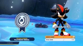 Team Sonic Racing - Frozen Junkyard - Destruction Platinum Medal