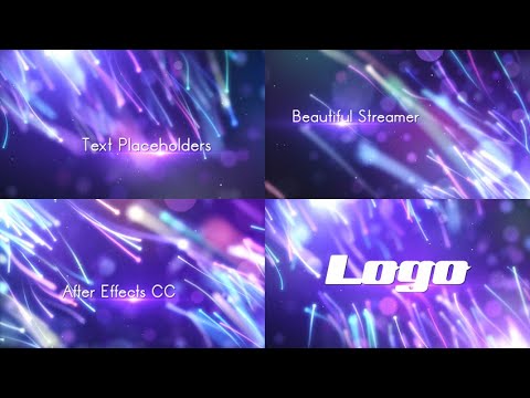 Streamer Title Colorful Elegant Particles Streamer Titles After Effects Templates ...