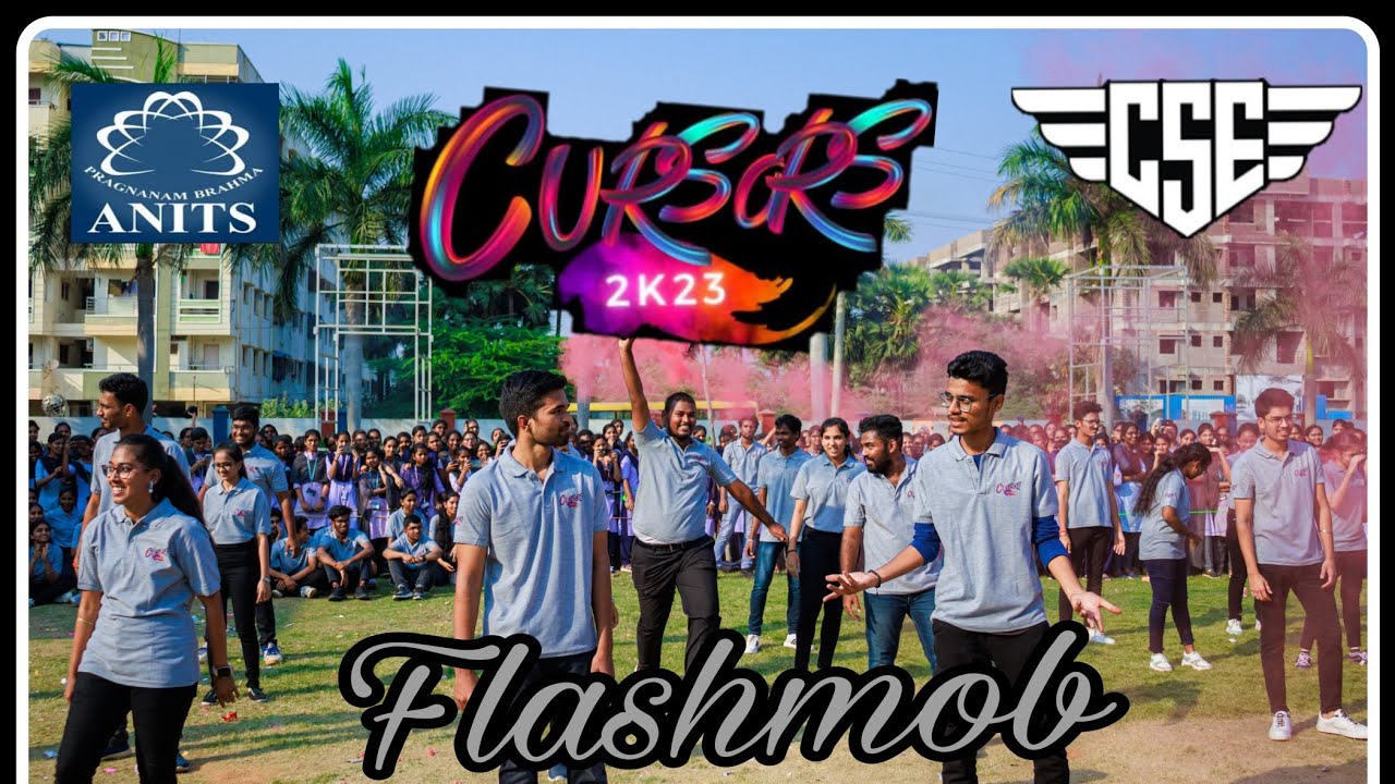 Anits CSE Cursors 2023 Flashmob💥