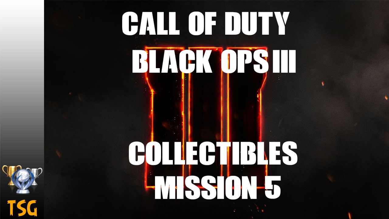CoD BO3 Collectibles Mission #5 (Hypocenter) Curator Trophy / Achievement
