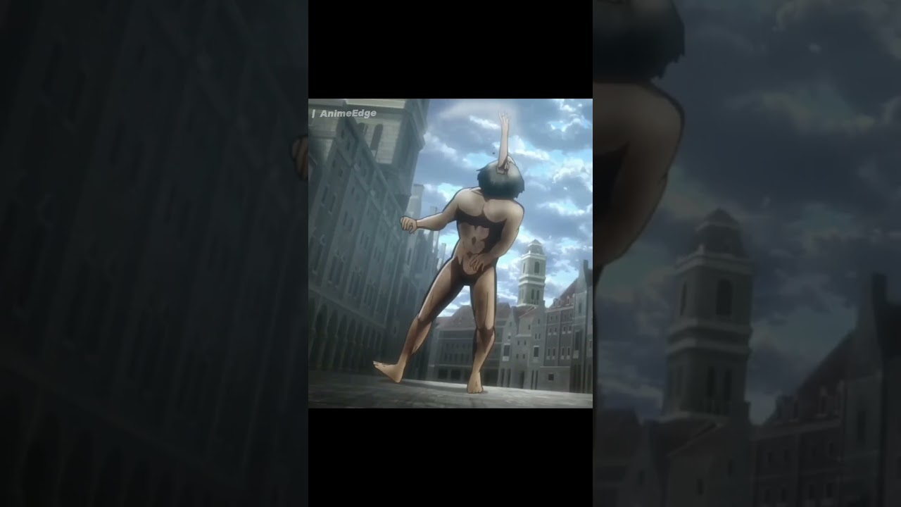 Eren's first transformation 🥶 || ATTACK ON TITAN || #attackontitan  #anime #animeshorts