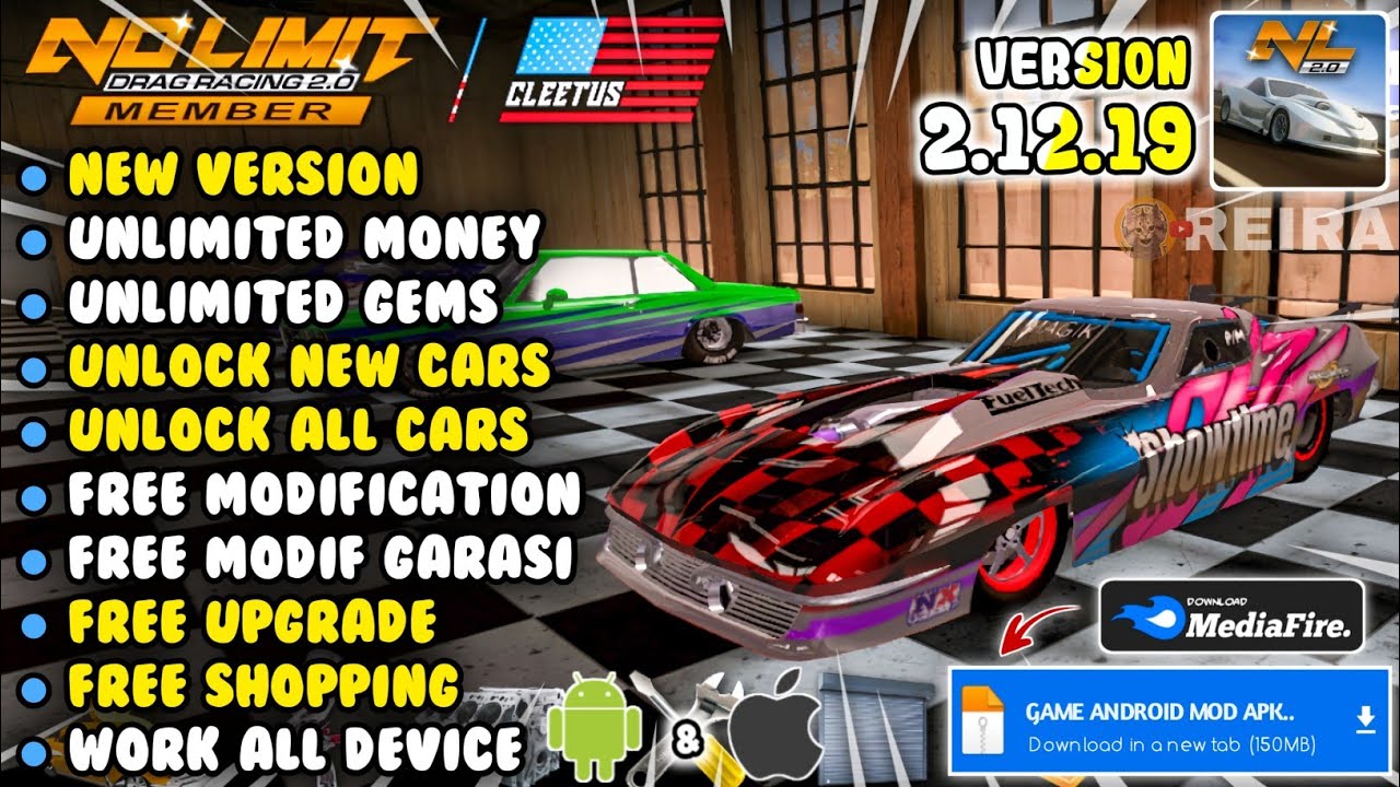 NEW UPDATE! NO LIMIT DRAG RACING 2 MOD APK V2.12.19 New Version 2026
