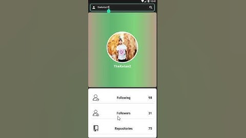 GitHub Profile Viewer App in Flutter