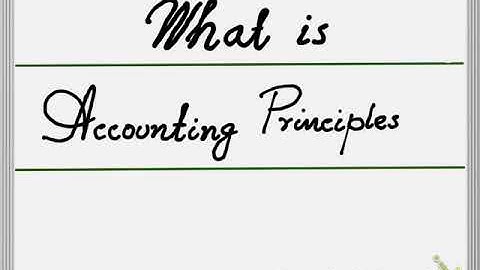 Accounting Principles | Urdu/Hindi