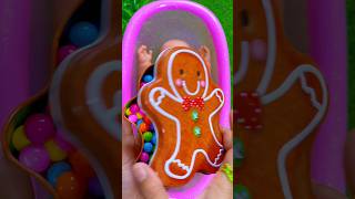 Full of 3 Rainbow BathTubs Candy with M&amp;M's &amp; Magic Slime Cutting Video