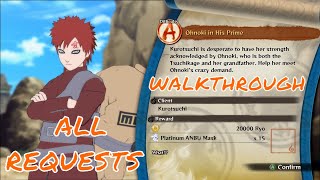 GAARA'S REQUESTS | Naruto Ultimate Ninja Storm 4 | Gaara Adventure walkthrough screenshot 2