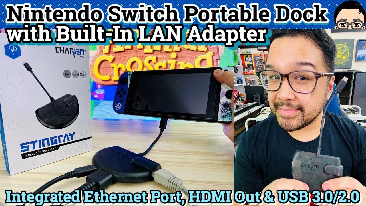 Nintendo Switch Dock (With LAN Port) Black