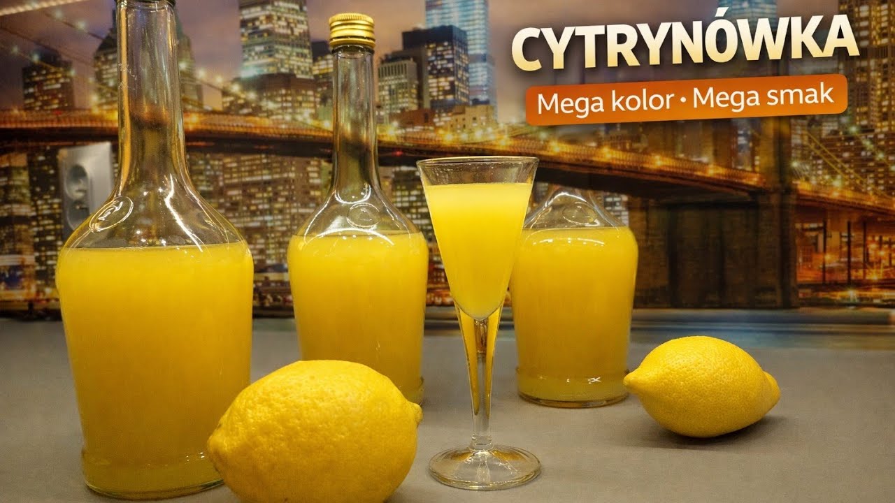 Cytrynówka piękny kolor mega smak🍹(Lemon juice, beautiful color, very tasty)