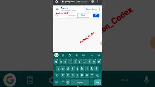Writing and Running A Python Script With An Android IDLE  #coderslife #science #code #coder #python