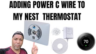 How To Add  C Wire Adapter To Nest  Thermostat