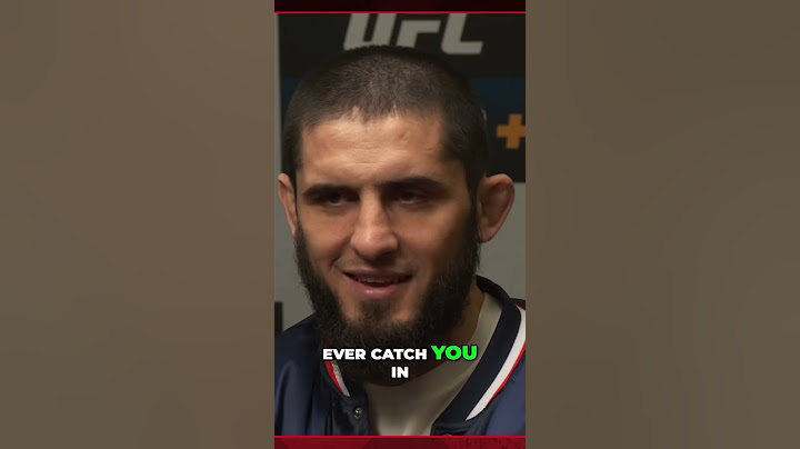 Islam Laughs at Dustin Poirier's Guillotine