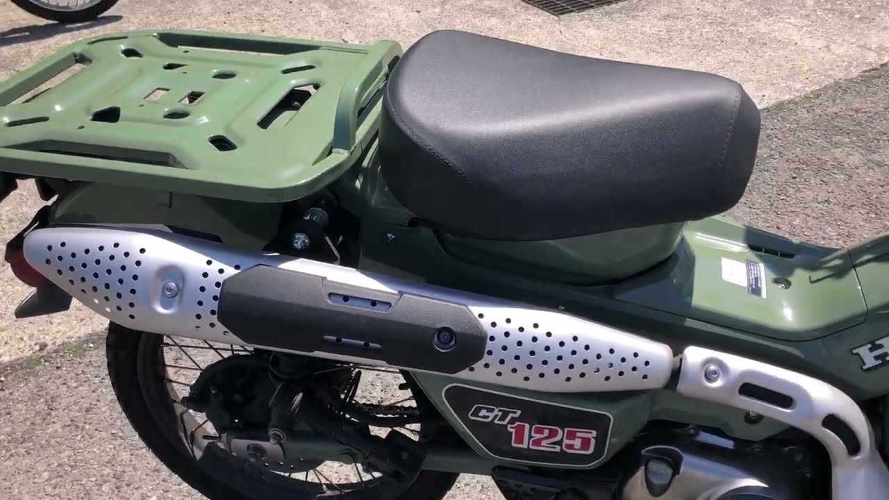 HONDA CT125 HUNTER Cub 2022年式 18,421km GREEN - YouTube