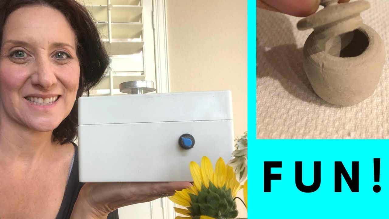 How to throw on Miniature Pottery Wheel