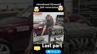 Last part of restoration of old car #car #trending