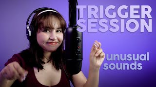 4K ASMR Trigger Session with Unique and Unusual Sounds for Relaxation