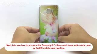 Entrepreneur girl dollar tree - make silver metal custom soft case for Samsung C7 screenshot 5