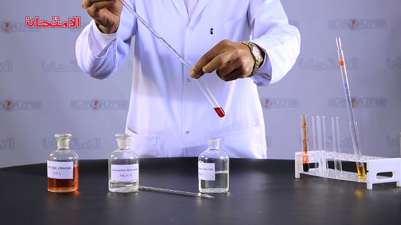 الكيمياء - 3ث - آثر تركيز المواد المتفاعلة على اتزان تفاعل انعكاسى