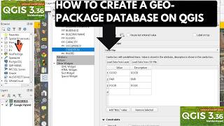 HOW TO CREATE A GEO PACKAGE DATABASE ON QGIS