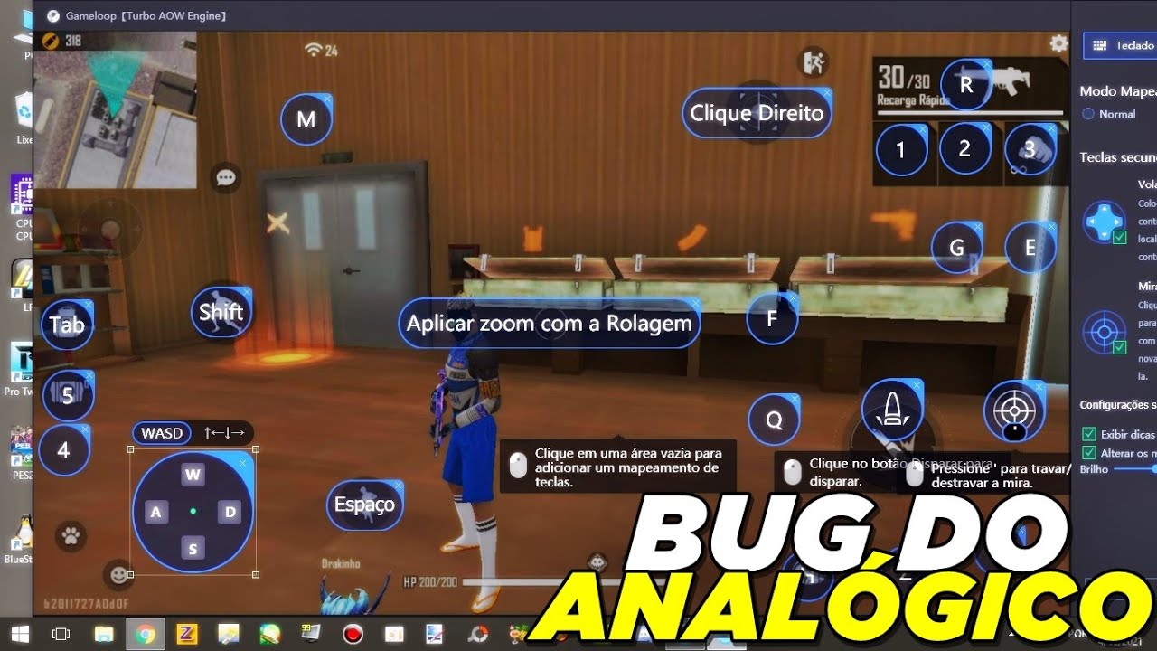 COMO REMOVER O BUG DO ANAL GICO NO GAME LOOP FREE FIRE 2021 YouTube Como remover o bug do anal gico no game loop free fire 2021 youtube