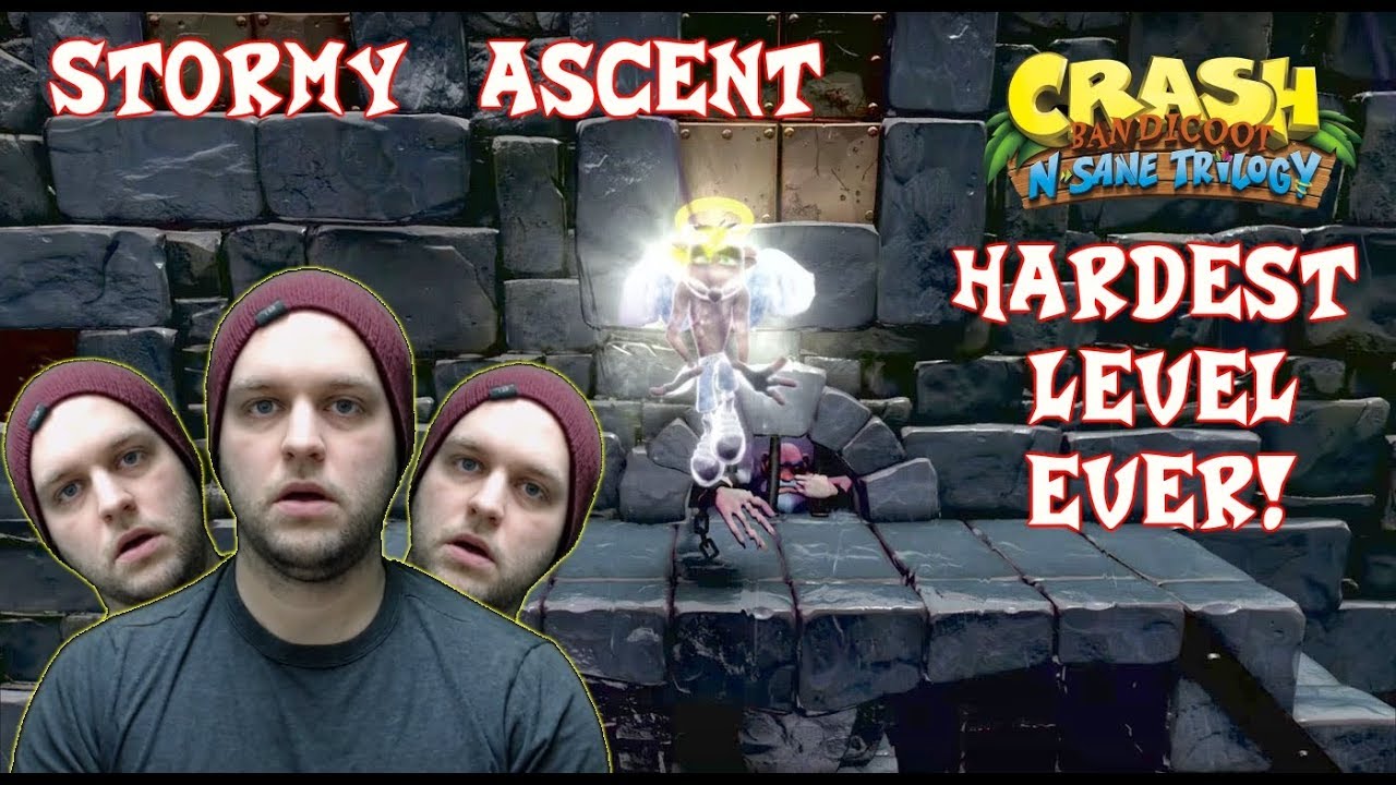 The Hardest Level In The Crash Series Stormy Ascent Crash Bandicoot N Sane Trilogy 
