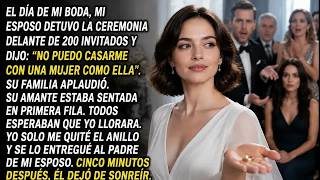 Mi esposo canceló nuestra boda frente a 200 personas—5 min después, dejó de sonreír